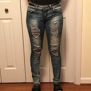 Distressed Jeans